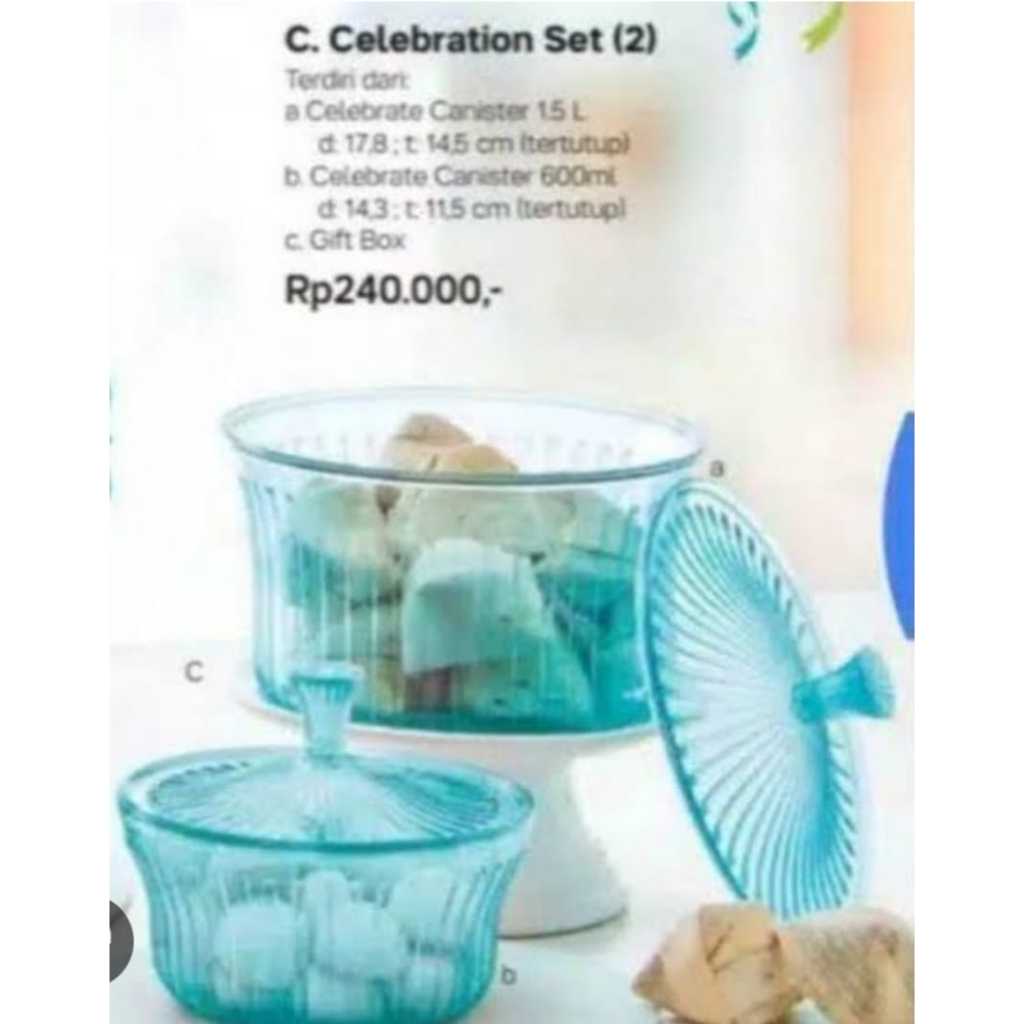 TUPPERWARE CELEBRATION SET (2)