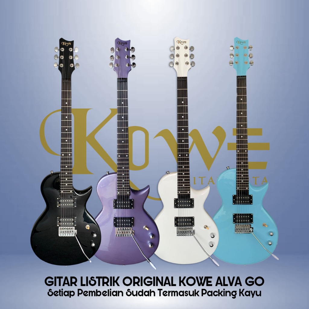 Kowe Gitar Elektrik Original Alva Go