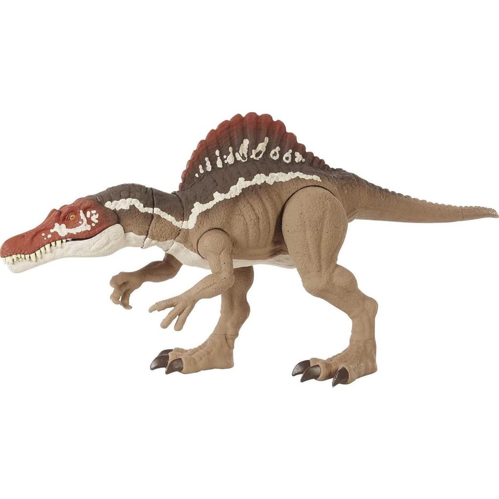 CUCI GUDANG JURASSIC WORLD TOYS EXTREME CHOMPIN' SPINOSAURUS DINOSAUR ACTION FIGURE, HUGE BITE KODE