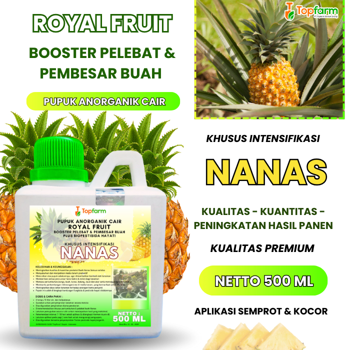 Pupuk Booster Nanas/ Pupuk Booster Nanas Cepat Berbuah Lebat/ Pupuk Pelebat Nanas/ Pupuk Khusus Buah