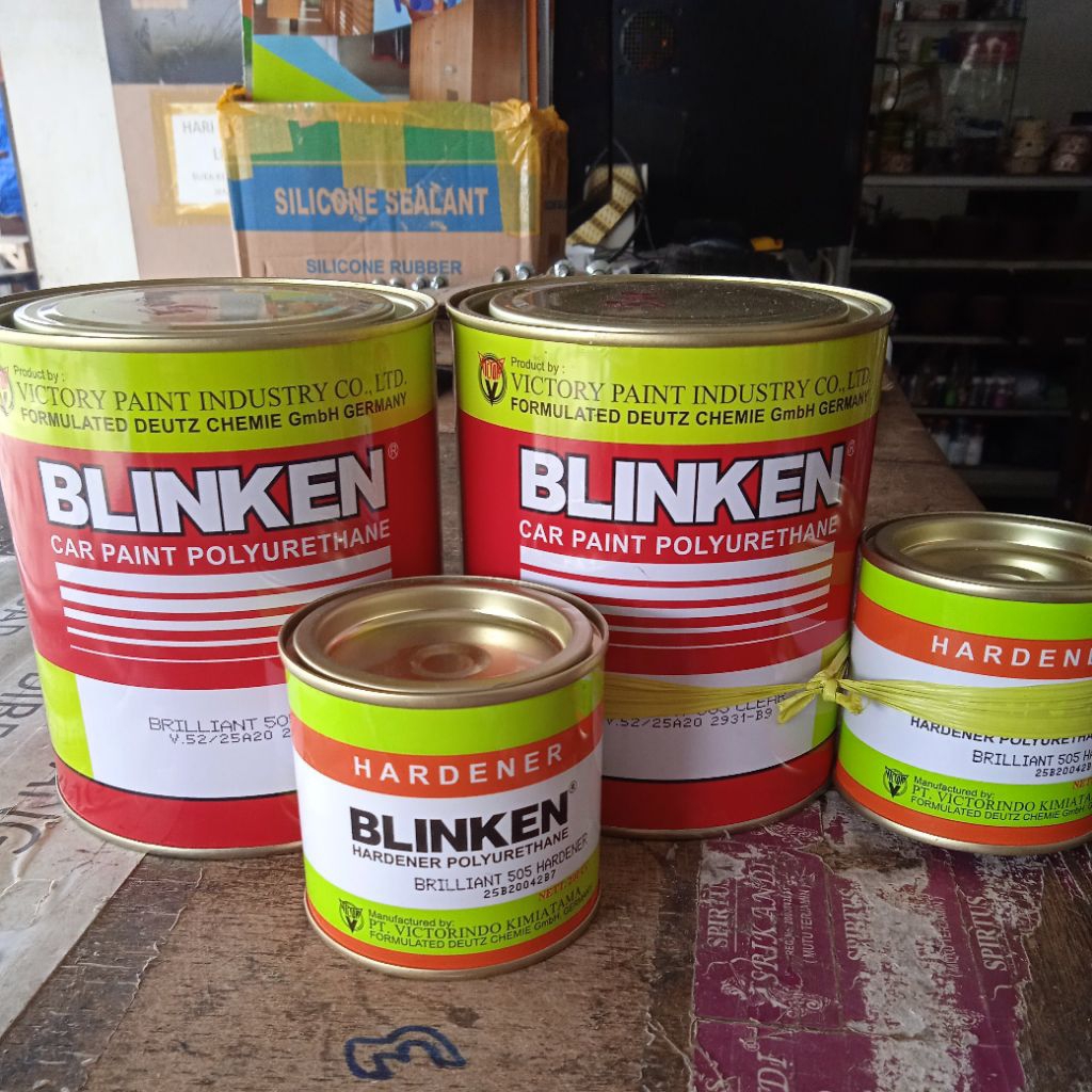 Blinken Clear 505 brilliant 505 hardener coating mobil