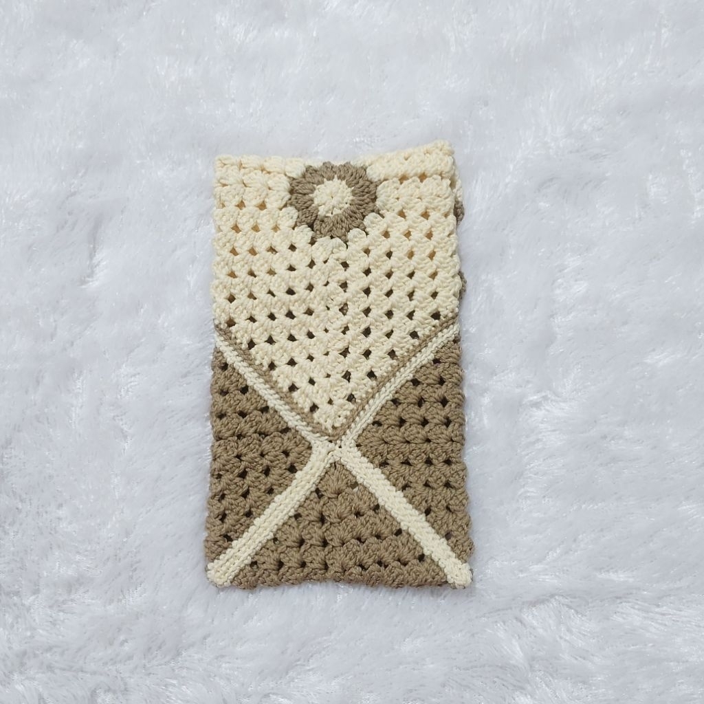 Pouch rajut tas hp rajut kantong hp rajut
