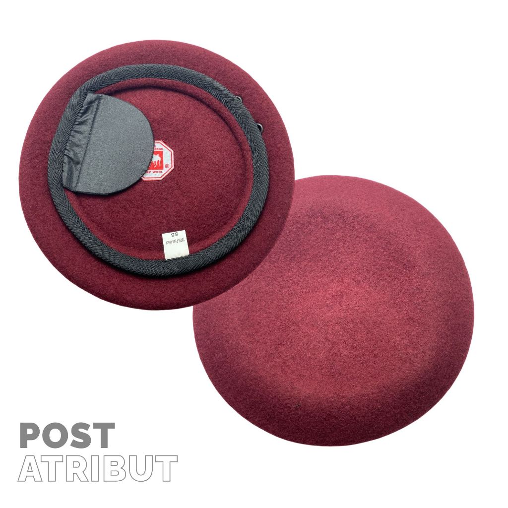 Set Baret Camel Lapas Dengan Emblem Baret/  Atribut Luxury / Baret Lapas Terbaru / Baret/ Baret PURE