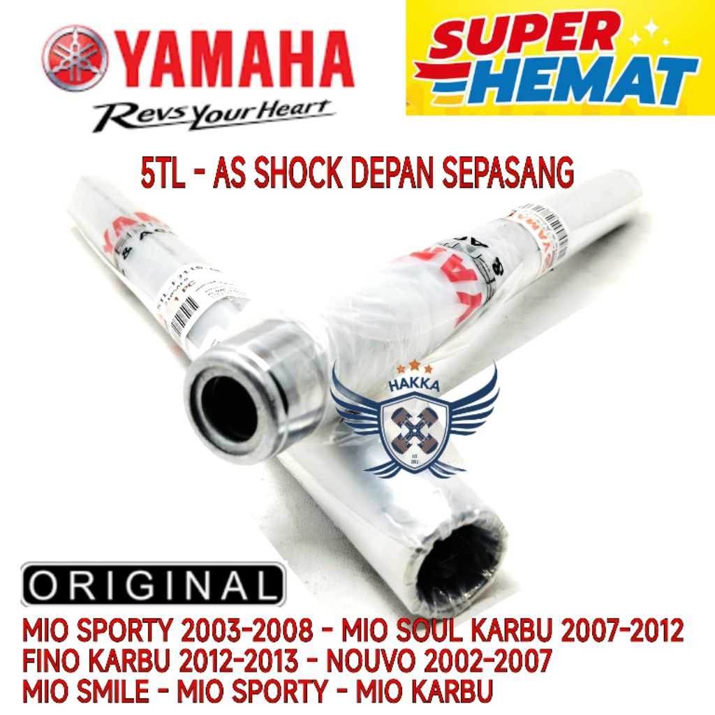 1SET 5TL ORIGINAL AS SHOCK DEPAN SEPASANG YAMAHA MIO KARBU, AS SHOCK DEPAN YAMAHA MIO SPORTY, AS SHO