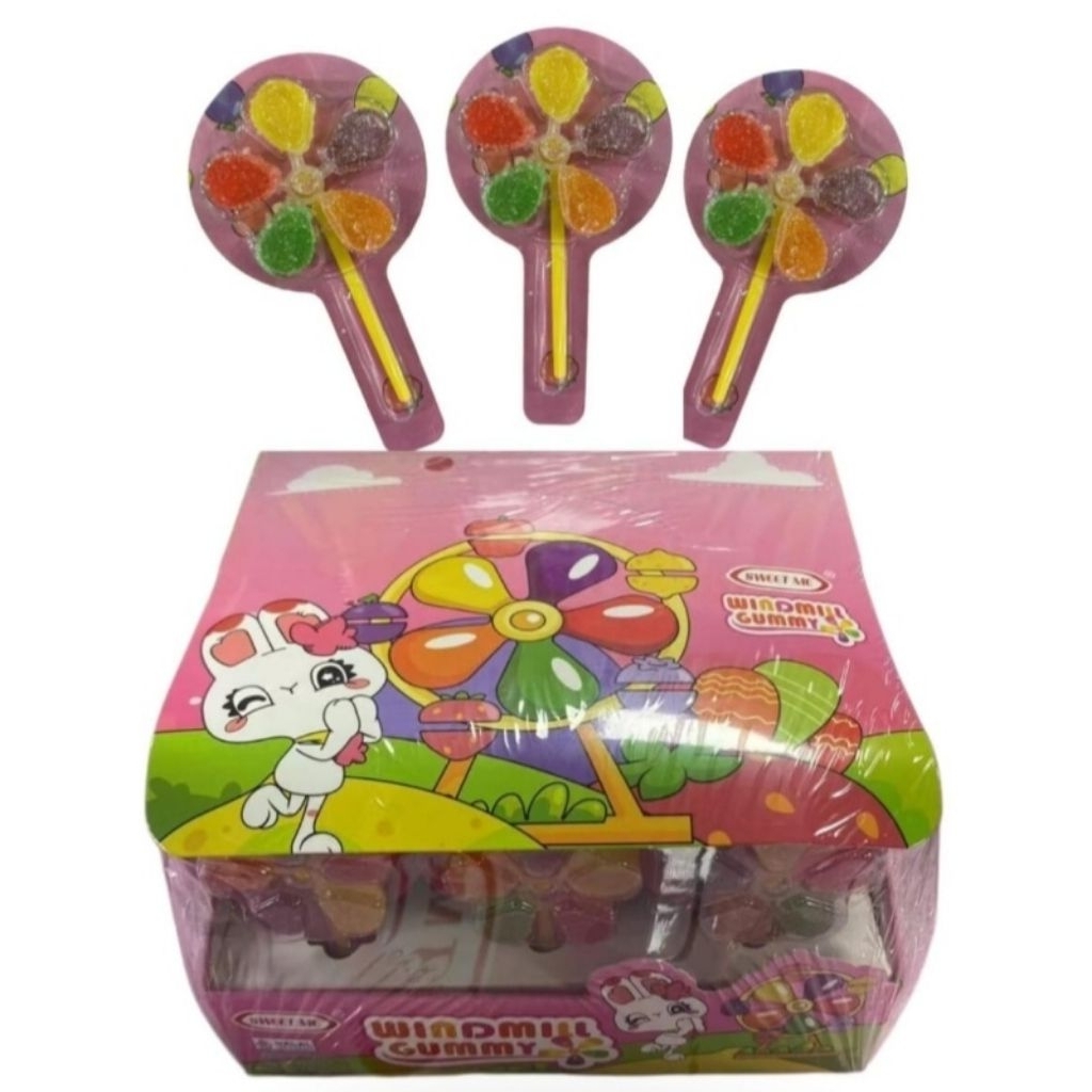 

Windmill gummy/permen kincir/permen kipas 30pcs