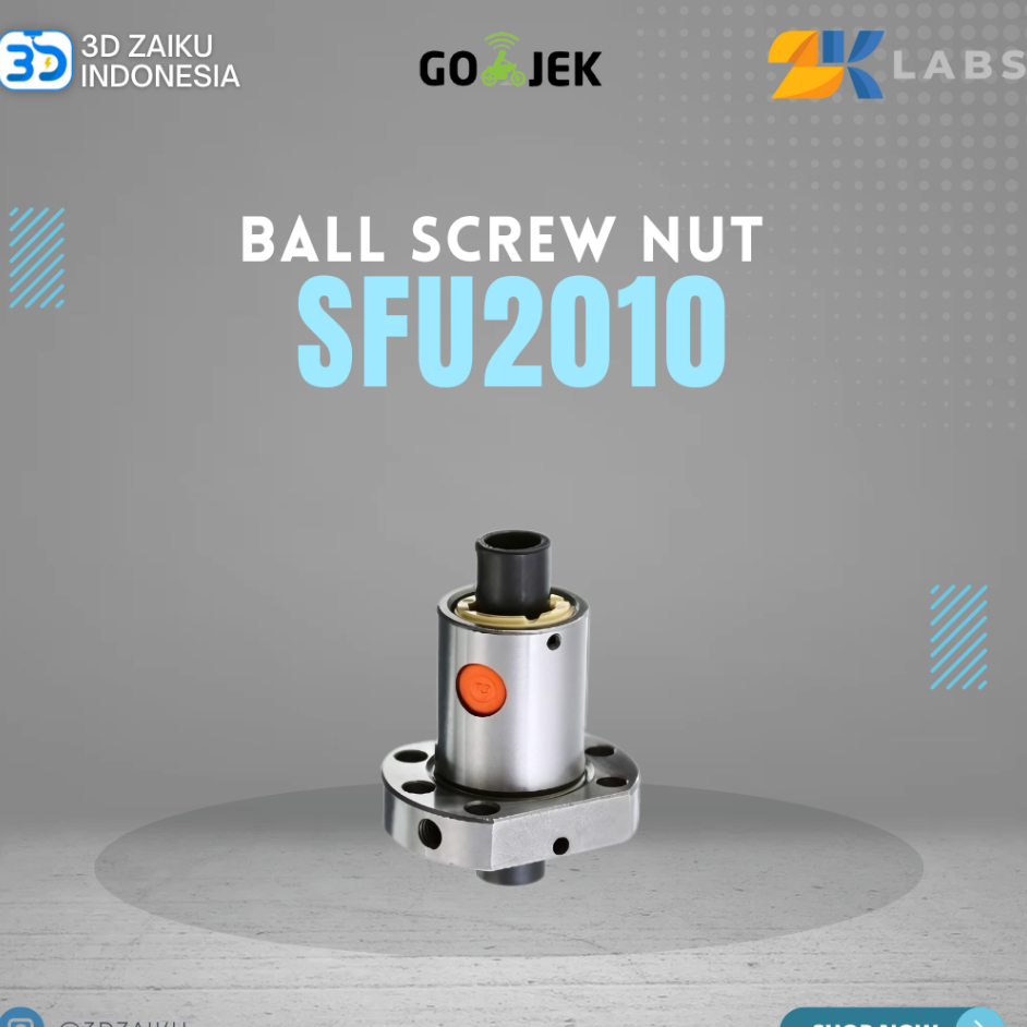 ZKLabs CNC Router Ball Screw Nut SFU2010