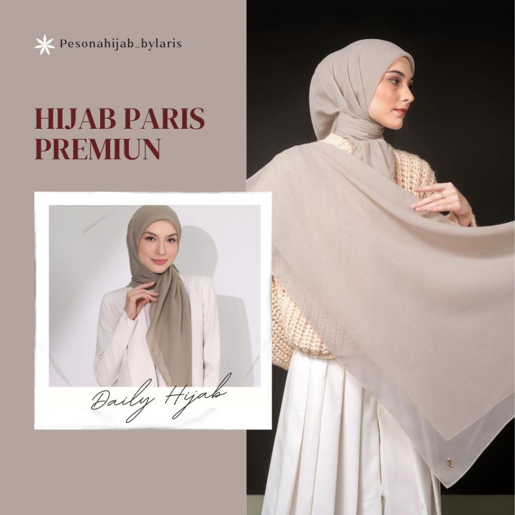 Pesona Hijab | Segi Empat Paris Jadul
