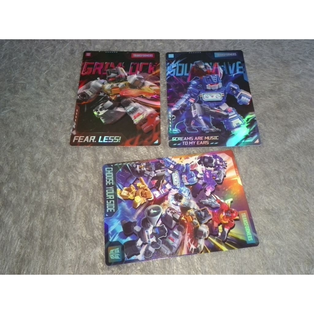 Kartu Set Transformers Defender version 3
