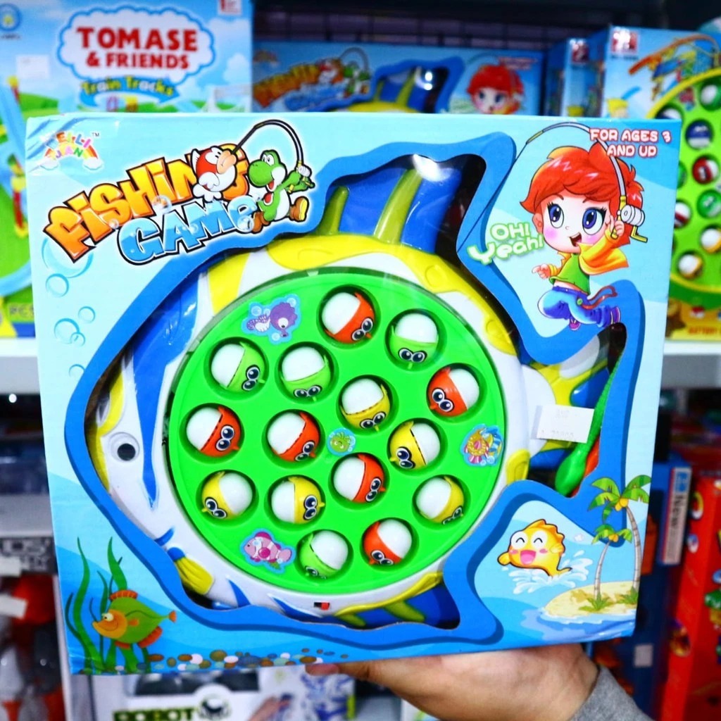Mainan Anak Pancingan Ikan Besar / Fishing Toys / Mainan Pancing Ikan Putar
