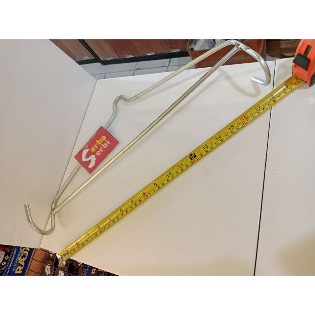 -BESI AYUNAN SEGITIGA-Besi gantung putih galvanis bayi anak