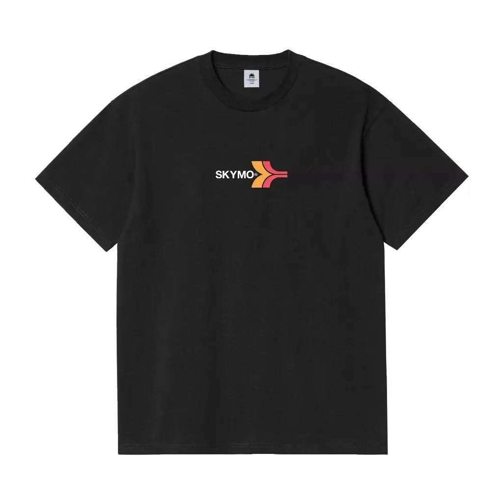 SKYMO - TSHIRT - Baju Atasan/Kaos Apparel Tshirt Wind Black