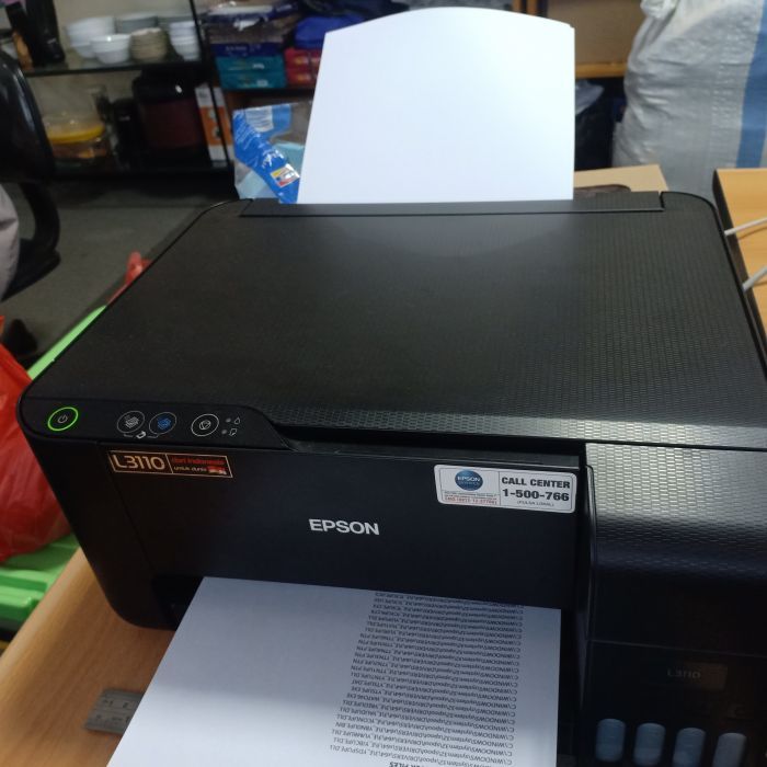 Printer Warna EPSON L3110 Print Copy Scan | Tinta Baru Nozzle Full