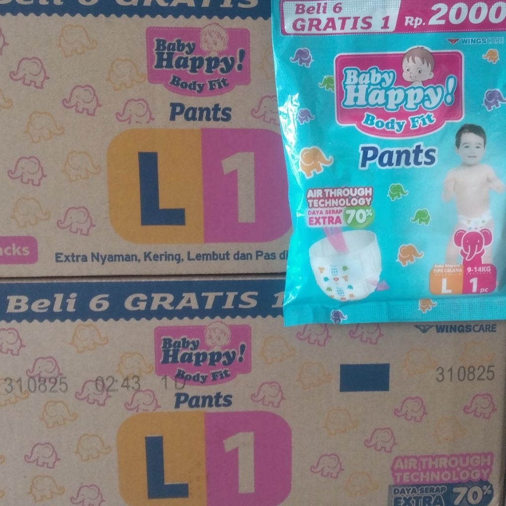 pampers Baby Happy L Renceng 1 Dus