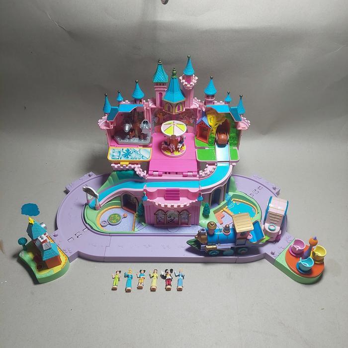 Original Asli Polly Pocket Disney Castel Kingdom