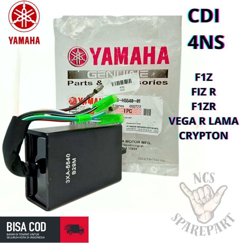 CDI YAMAHA KODE 4NS/4ST MOTOR FIZ R F1ZR VEGA R LAMA CRYPTON 1000% KUALITAS ORIGINAL
