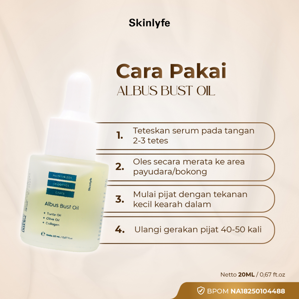 Skinlyfe Pembesar Payu Dara Pengencang Payudara dan Bokong Kendur Pembesar Bokong Semok Montok BPOM
