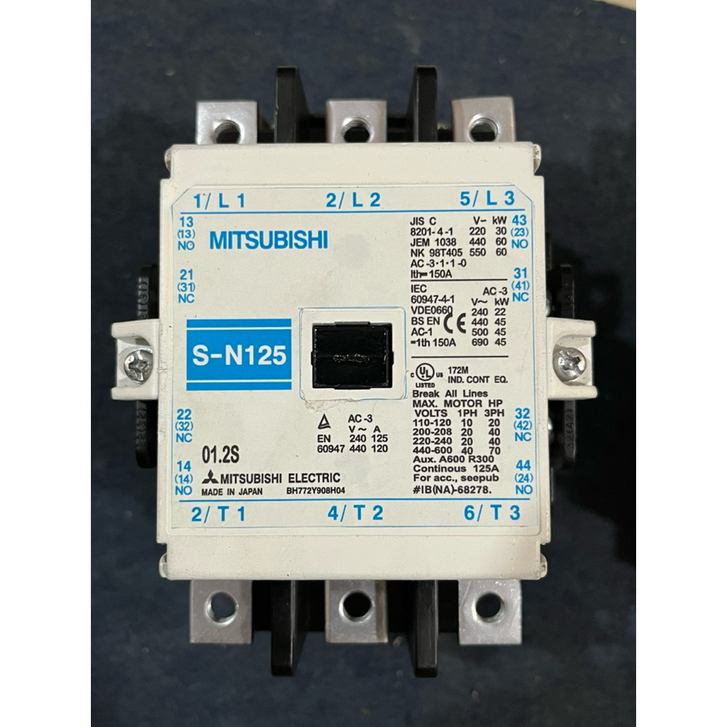 Kontaktor Mitsubishi SN125 Contaktor Mitsubishi sn125