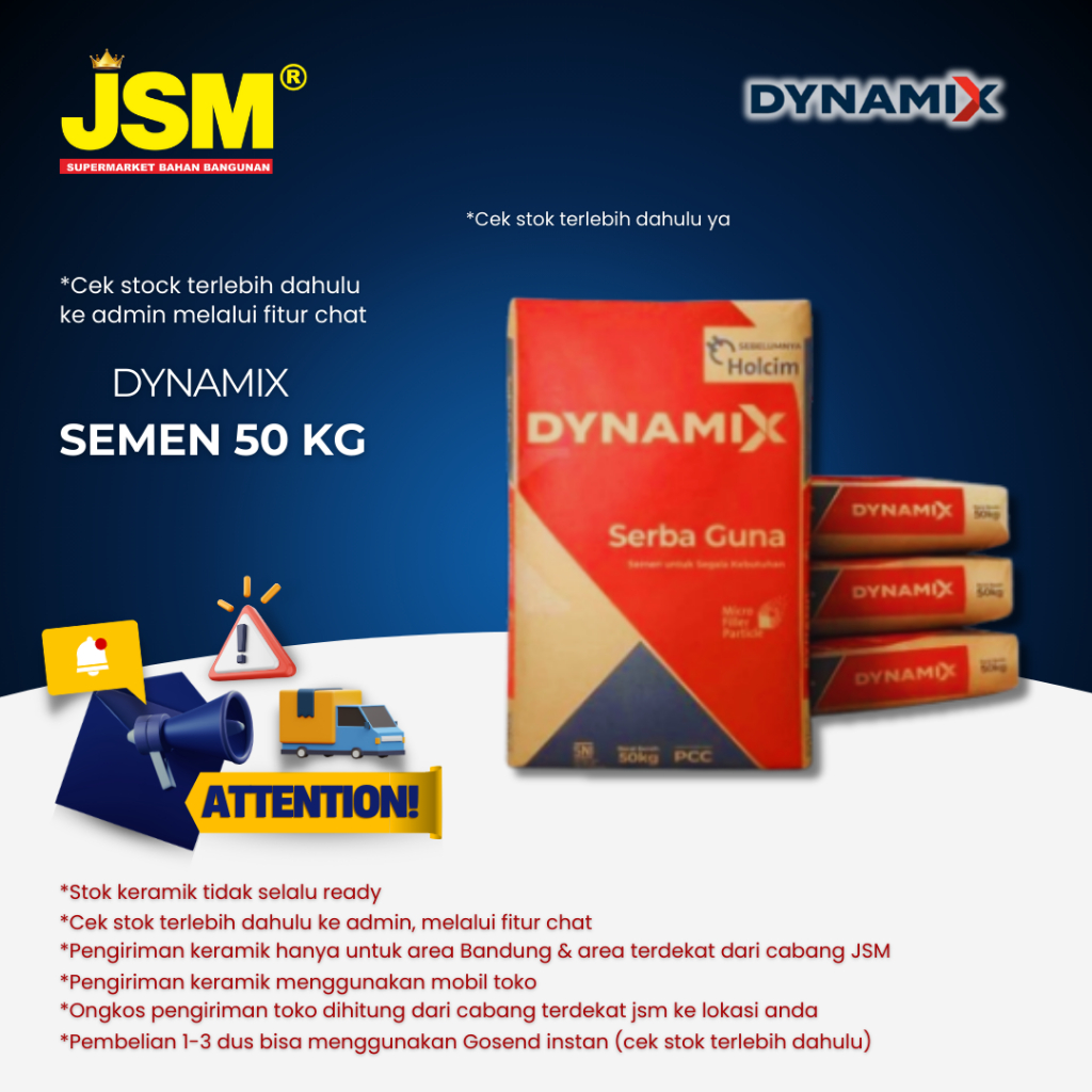 SEMEN DYNAMIX 50 KG - JSM Supermarket Bahan Bangunan