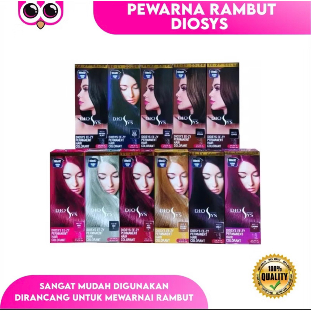 [ SEMIR DIOSYS ] PEWARNA RAMBUT DIOSYS / CAT RAMBUT DIOSYS / PERMANENT HAIR COLOR