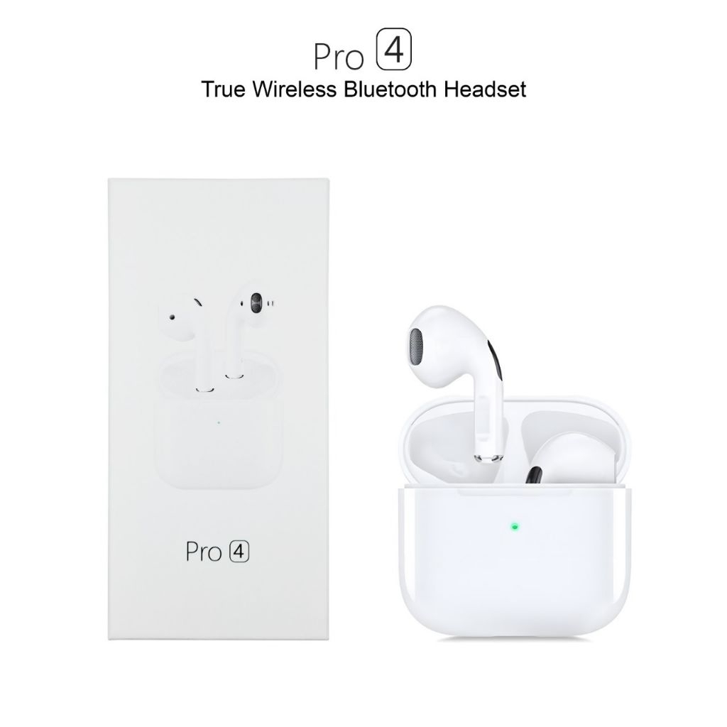 headset handsfree bluetooth earphone wireless pro 4