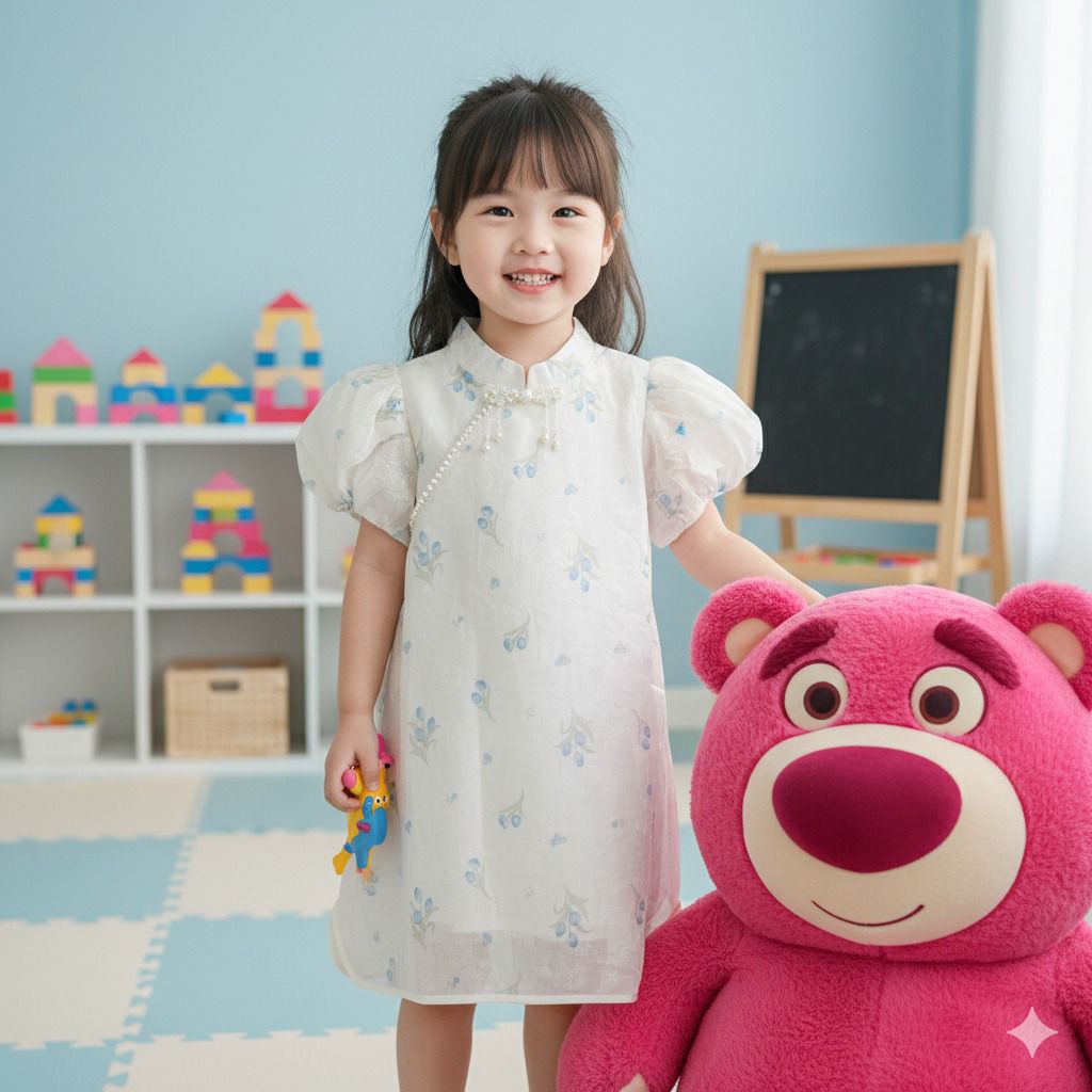 dress gaun anak perempuan kualitas import premium