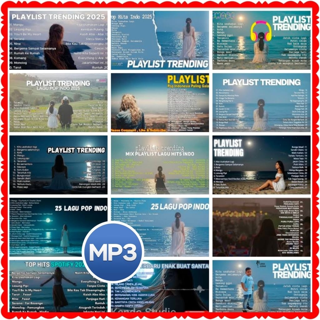 KASET MP3 MOBIL LAGU TERBARU 2025 LAGU POP INDONESIA