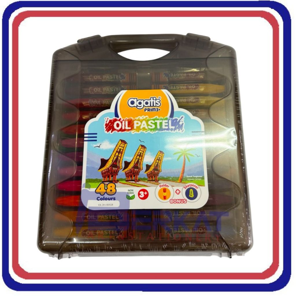CRAYON OIL PASTEL AGATIS PRIME 48 WARNA