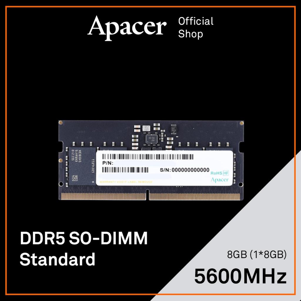 Apacer Memory Ram DDR5 8GB 16GB 32GB 5600 MHz SO-Dimm SODimm