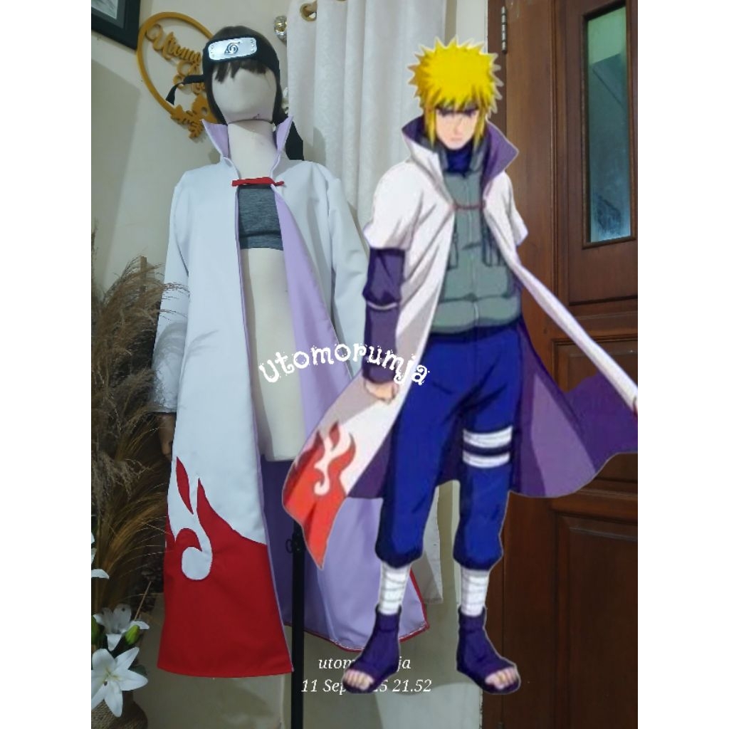 utomorumja kostum cosplay hokage jubah