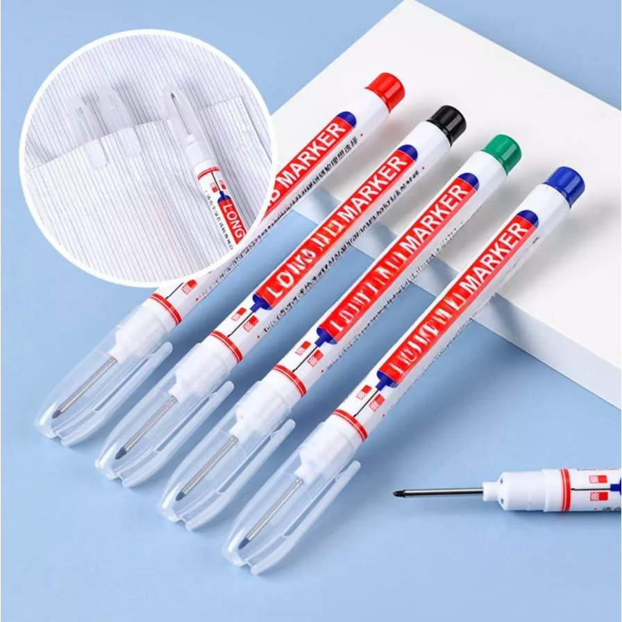 

Spidol Kepala Panjang Long Nib Head Marker Waterproof Pulpen Tulisan Penanda Bangunan Serbaguna