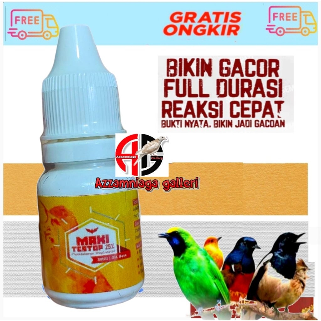 MAXI TESTOP 25% METABOLISME MAXI TESTOP 25% VITAMIN BURUNG