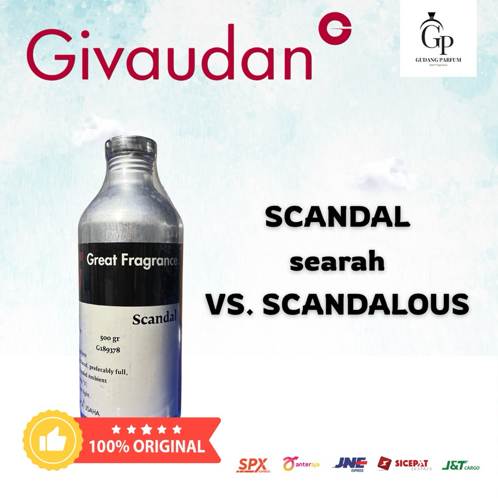 Scandal by Givaudan (Great Fragnance) - Bibit Parfum Kemasan Segel 500ml