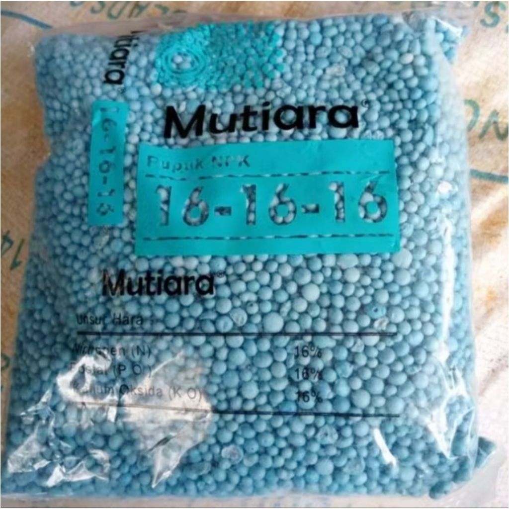 Pupuk npk mutiara 16 16 16 / pupuk tanaman / pupuk buah lebat / pupuk mutiara