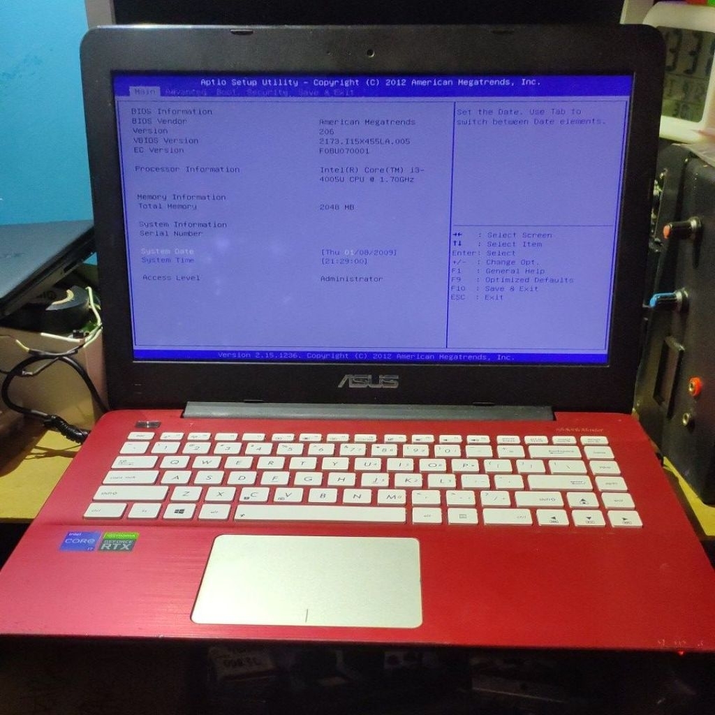 ASUS X455L CORE I3 NVIDIA 930M 2GB RAM 2GB ONBOARD