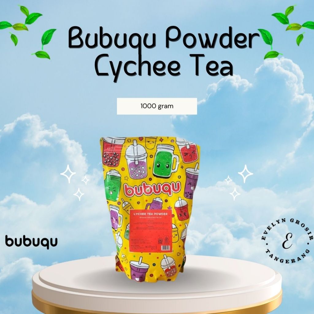 

Bubuqu Powder Drink Lychee Tea - Bubuk Minuman Teh Leci 1 Kg