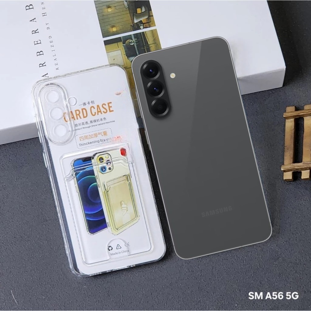 CARD HOLDER Softcase Samsung A17 A07 A56 5G A55 A36 A35 A26 A25 A16 A15 A06 A05s A05 A54 A34 A24 A14