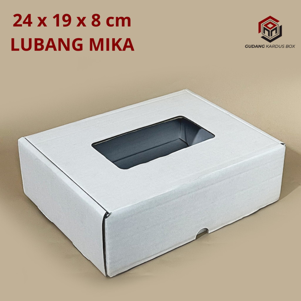 

BOX KARDUS 24 X 19 X 8 CM MIKA DEPAN KARDUS DONAT BAKPAO ISI 2 PUTIH POLOS/KOTAK KUE ROTI/DUS ROTI DOS BOX
