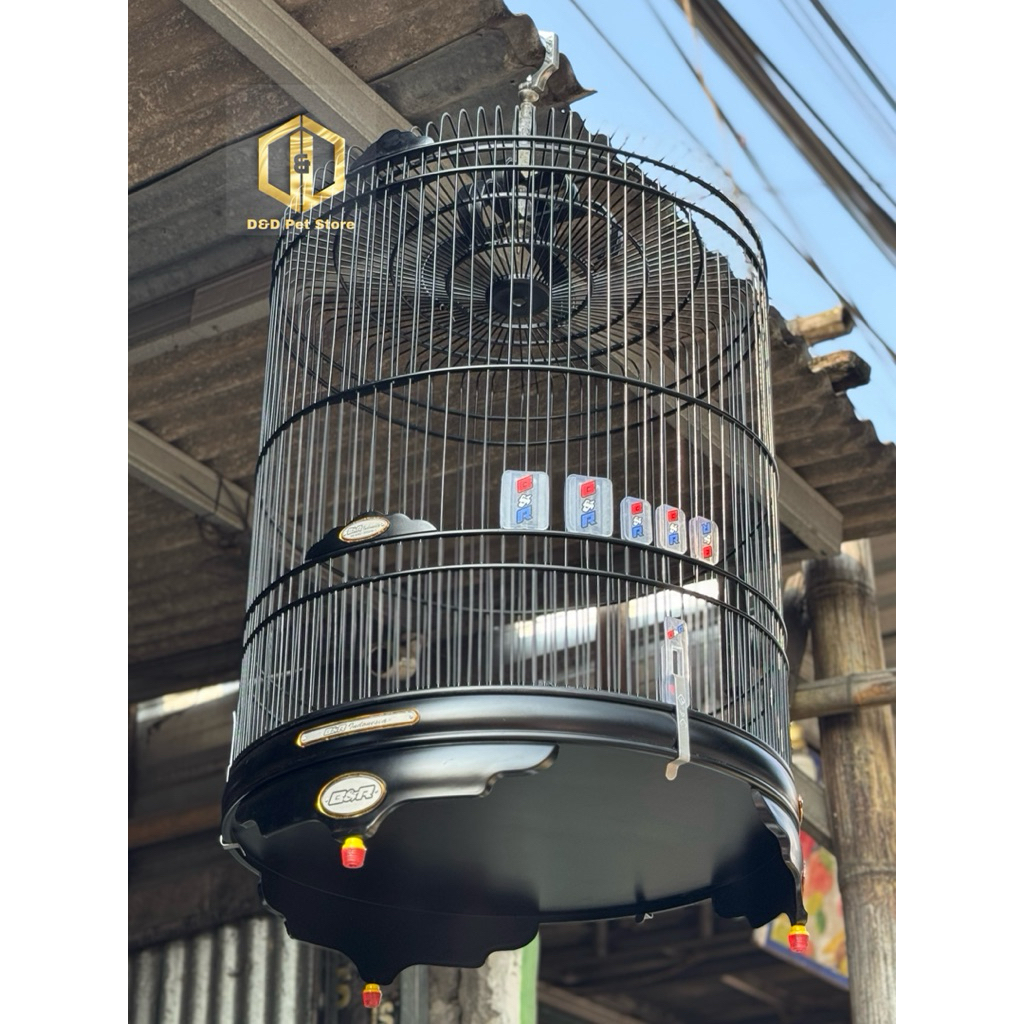 sangkar Murai batu BNR black doff tebok pvc ukuran no.2 original