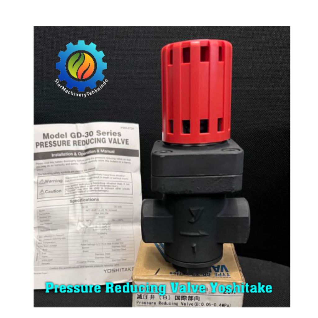 Pressure Reducing Valve 1/2" DN15 Yoshitake GD-30 PRV Drat