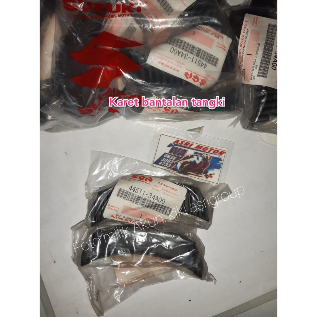 Karet bantalan tangki depan suzuki rgr original sgp
