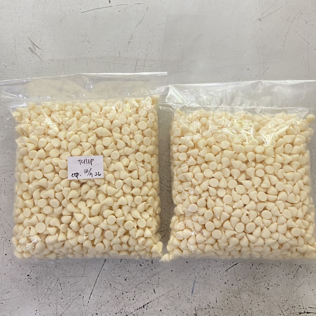 

Tulip choco chips white 250 gram | choco chips putih | tulip choco chip