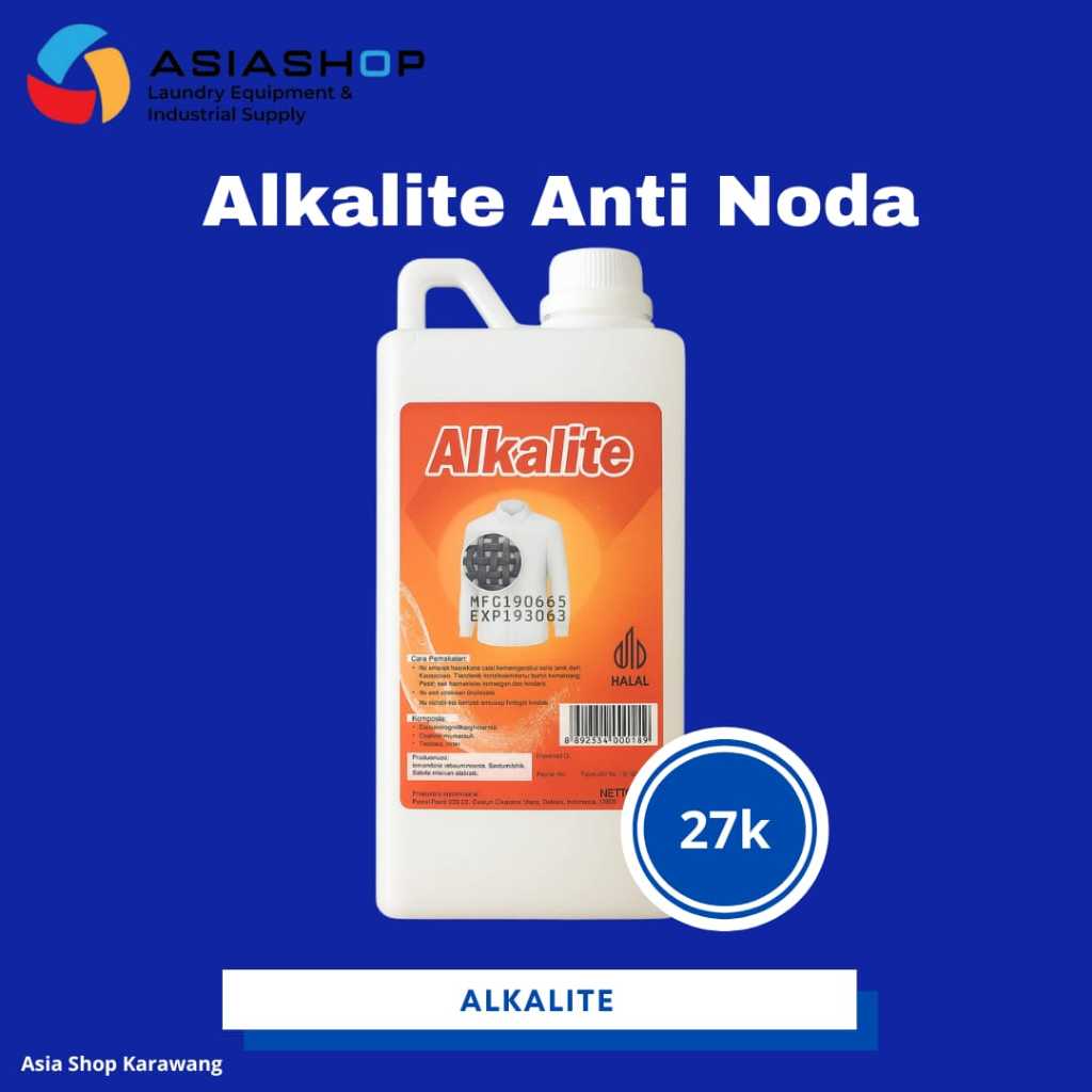 Alkalite Penghilang Noda 1 Liter - Pembersih Kuat Untuk Cucian Hilangkan Noda Bandel