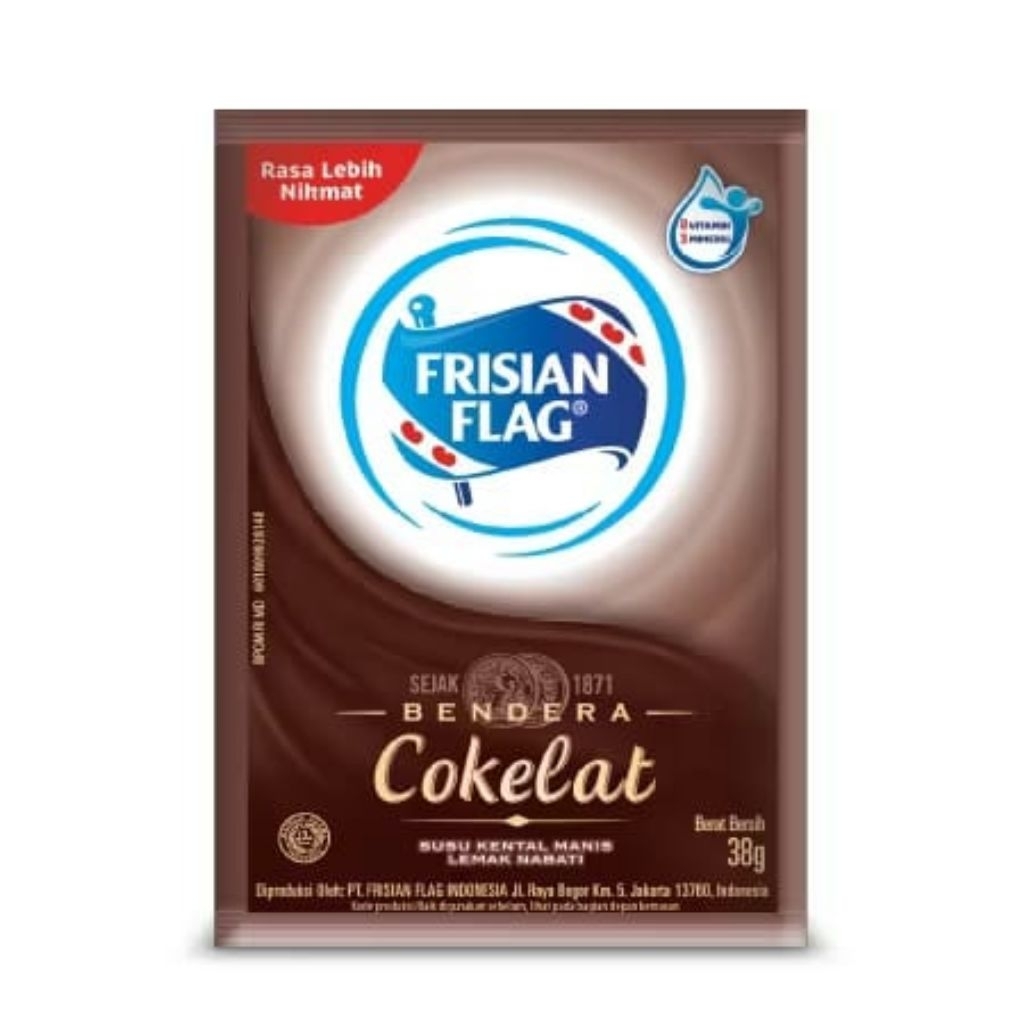 

Susu Frisian Flag rasa coklat isi 6
