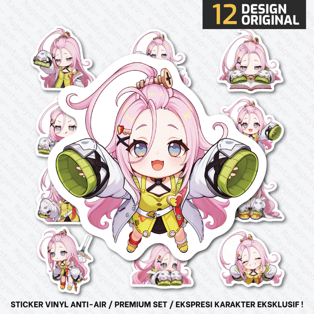 

Stiker Set AINO Genshin Impact Nod Krai Vinyl Anti-air Waterproof Sticker Anime Game