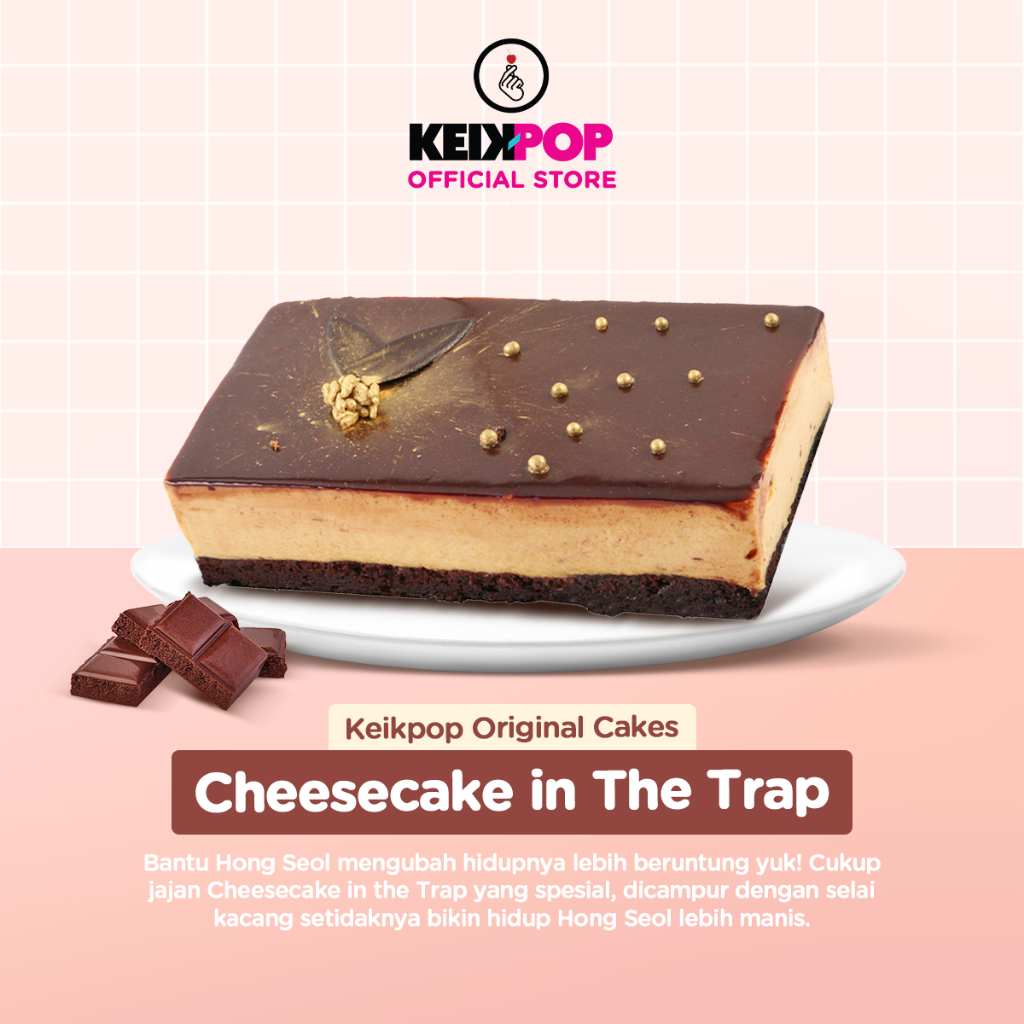 

Cheesecake in The Trap | Cheesecake dengan Sentuhan Selai Kacang yang Manis Gurih