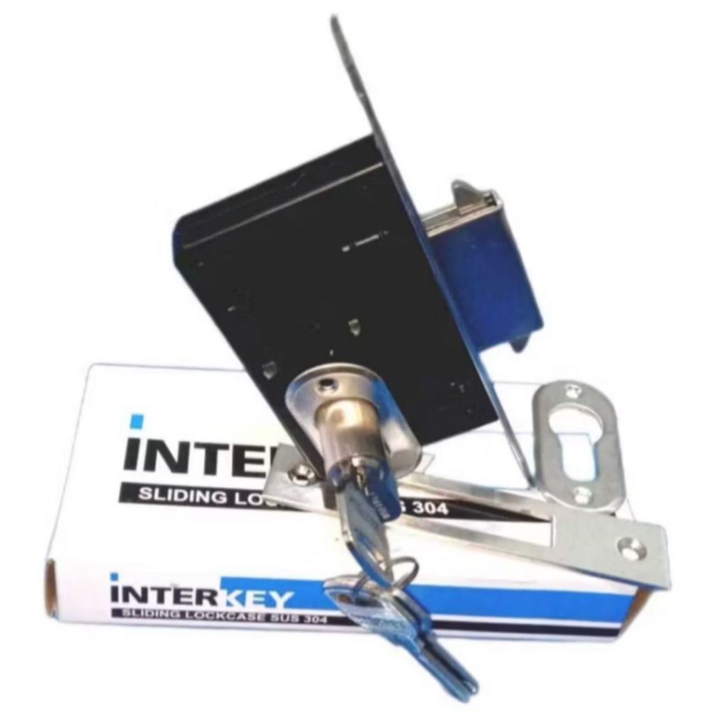 Kunci Kait Pintu Sliding Geser Mekar/Jangkar untuk Kusen Aluminium/Kayu