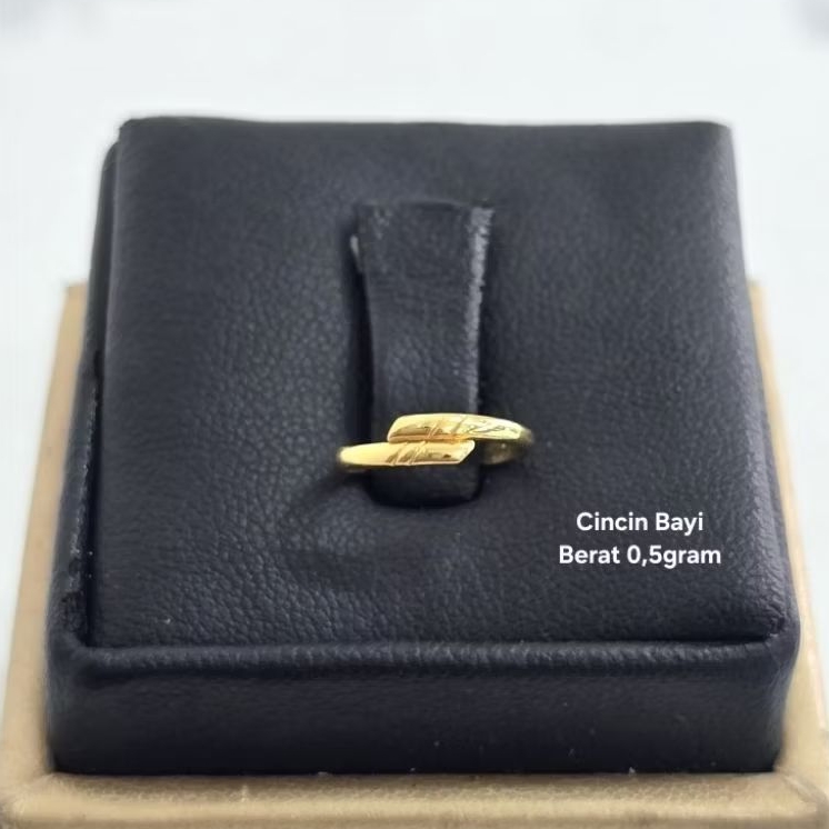 Cincin Anak emas cantik  model Gelangan mas 700