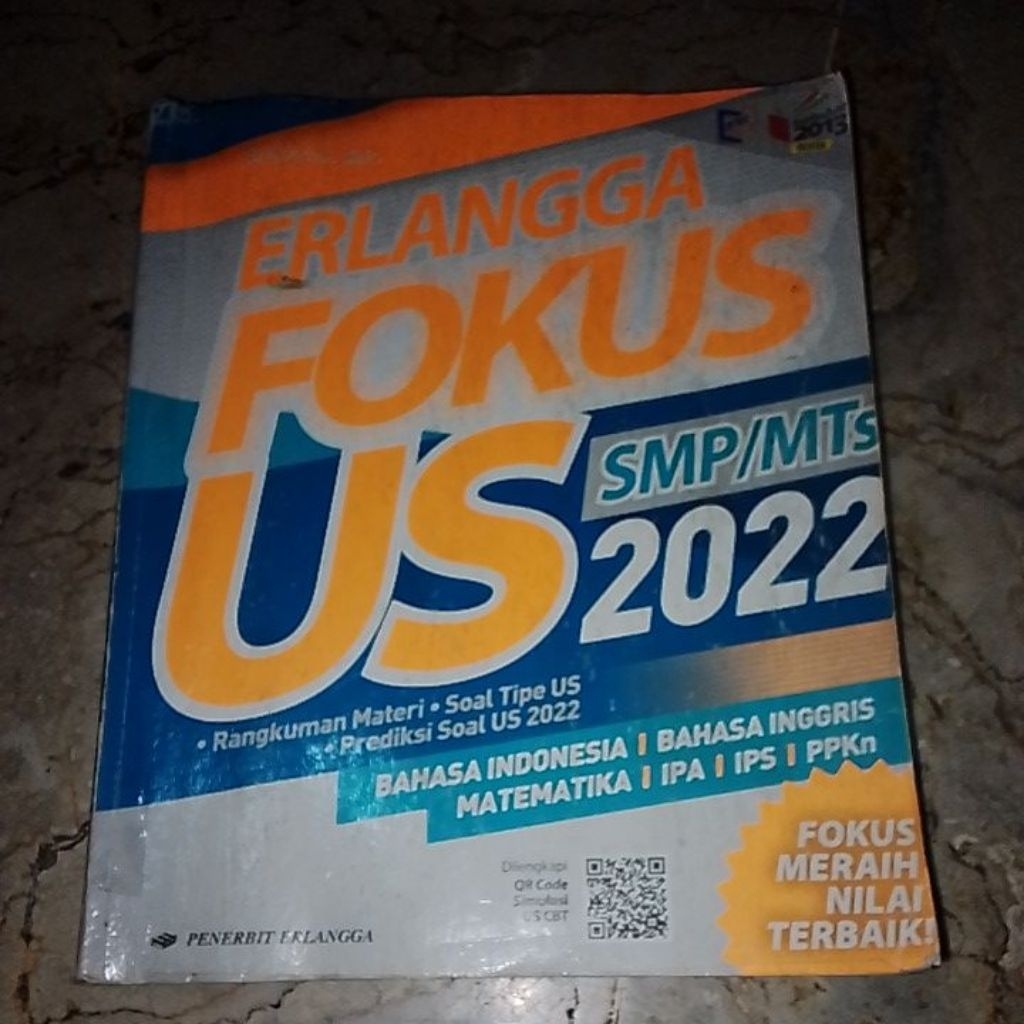 erlangga fokus US 2022 SMP MTS