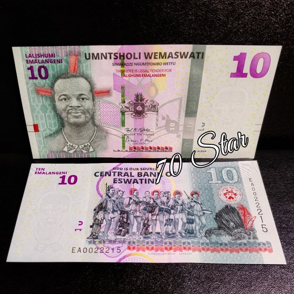 Uang Negara Eswatini UNC