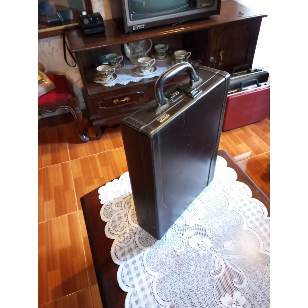 Koper Kulit Jadul Merk OBED Antik Vintage Lawas Tua